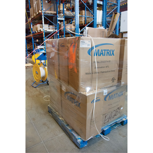 Baguette d'enfilage pour palette de feuillard Planification Entrepots Molloy