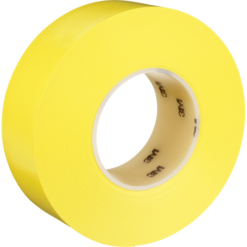 Durable Floor Marking Tape 971, 2" x 108', Vinyl, Yellow Planification Entrepots Molloy