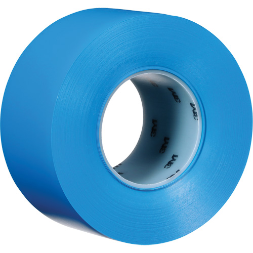 Durable Floor Marking Tape 971, 3" x 108', Vinyl, Blue Planification Entrepots Molloy