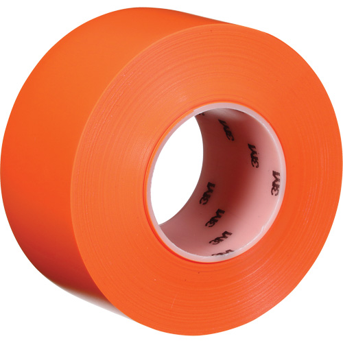Ruban de marquage de planchers durable 971, 3" x 108', Vinyle, Orange Planification Entrepots Molloy