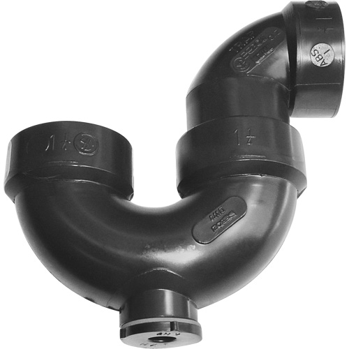 Solvent-Cement Joint P-Trap with Cleanout Planification Entrepots Molloy