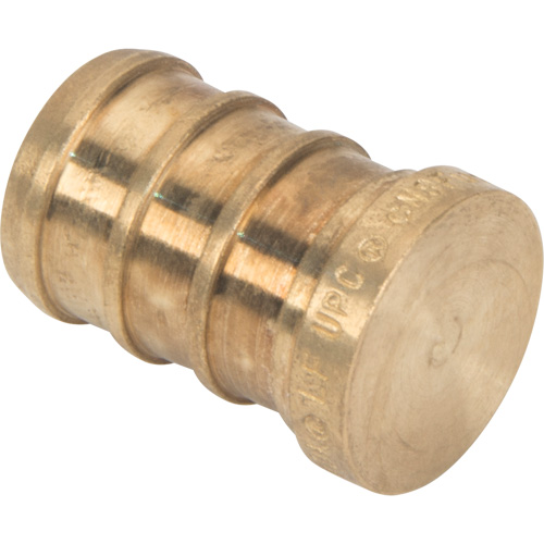 Capuchon de tuyau sans plomb, Tuyau, 1/2" dia., Laiton Planification Entrepots Molloy