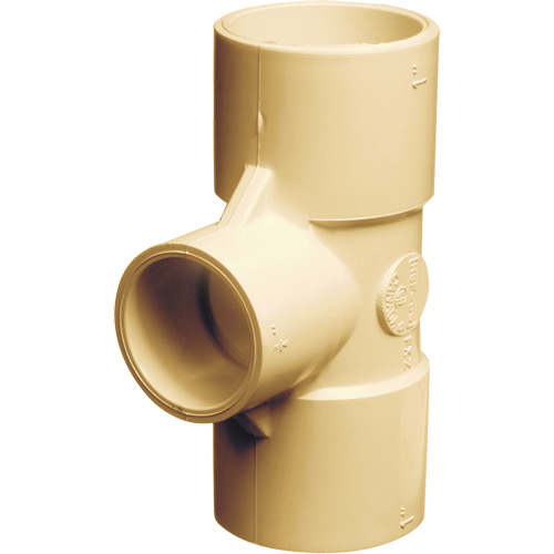 Raccord en T Flowguard Gold, R&eacute;ducteur, PVC-C, 1" x 1" x 3/4" Planification Entrepots Molloy