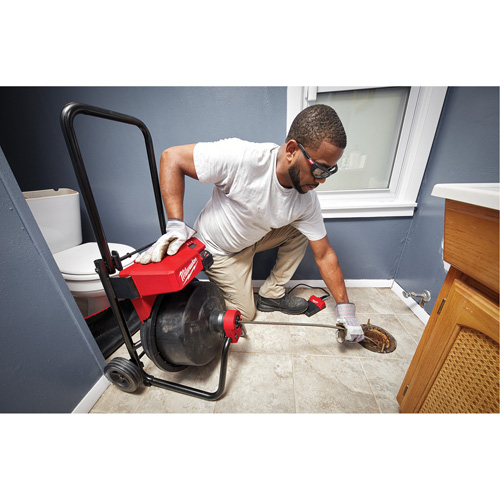 M18 Drum Machine, Electric, 3/8" x 100' and 1/2" x 75' Planification Entrepots Molloy