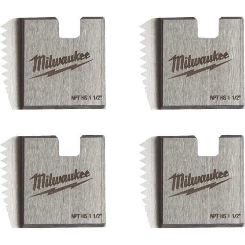 Matrices de tuyauterie portables NPT, Pour tuyau de 1-1/2", Acier rapide Planification Entrepots Molloy