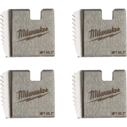 Matrices de tuyauterie portables NPT, Pour tuyau de 2", Acier rapide Planification Entrepots Molloy