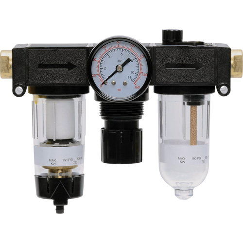 Filtre, d&eacute;tendeur & lubrificateur Modulair 200, 1/4" NPTF Planification Entrepots Molloy