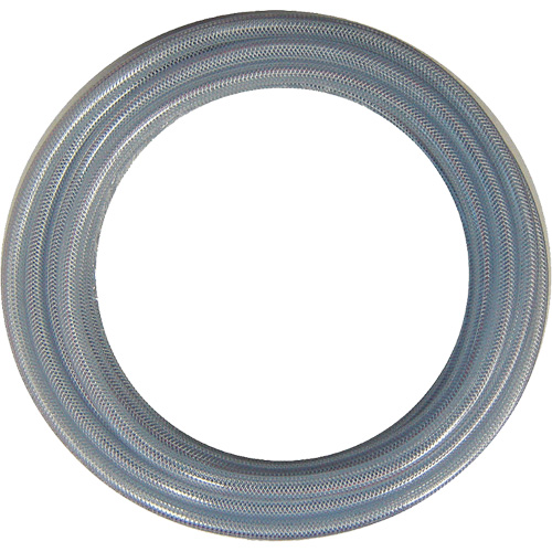 Braided Tube, 1.312" OD x 100' L, PVC, Clear Planification Entrepots Molloy
