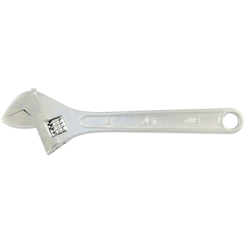 AW-12 Adjustable Wrench, 12" L, 1-1/2" Max Width, Chrome Planification Entrepots Molloy