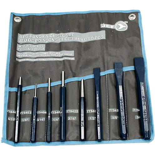 Jeu de poinçons et ciseaux, 8 morcea Planification Entrepots Molloy