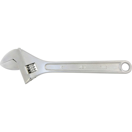 AW-15 Adjustable Wrench, 15" L, 1-7/8" Max Width, Chrome Planification Entrepots Molloy
