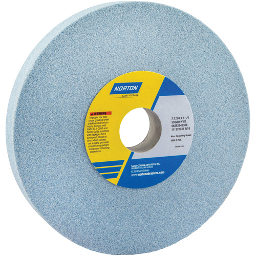 Meule vitrifi&eacute;e, type 01, C&eacute;ramique d'alumine, 7" x 3/4" Planification Entrepots Molloy