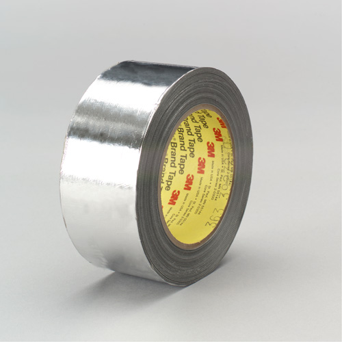 High-Temperature Aluminum Foil/Glass Cloth Tape, 12 mm (1/2") W x 33 m (108') L Planification Entrepots Molloy
