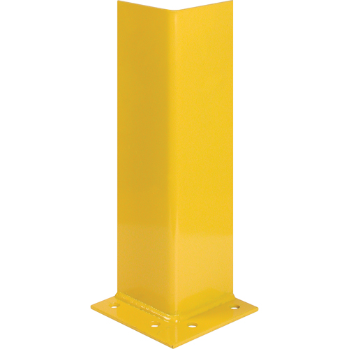 Upright Protectors, Steel, 7" W x 7" D x 12" H, Safety Yellow Planification Entrepots Molloy