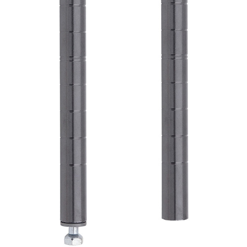 MONTANT ETAGERE STYLISEE14 1/2"H,VERRE FUME Planification Entrepots Molloy