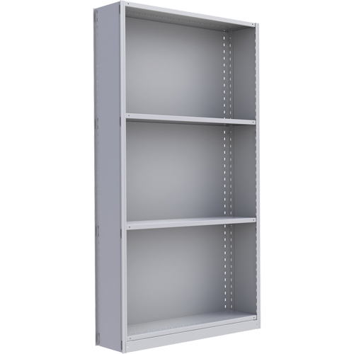 Interlok Shelving Unit, Steel, Boltless, 450 lbs. Capacity, 48" W x 88" H x 24" D Planification Entrepots Molloy