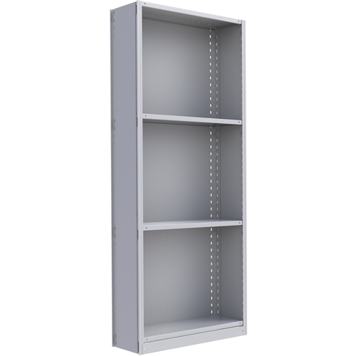 Interlok Shelving Unit, Steel, Boltless, 800 lbs. Capacity, 36" W x 88" H x 24" D Planification Entrepots Molloy