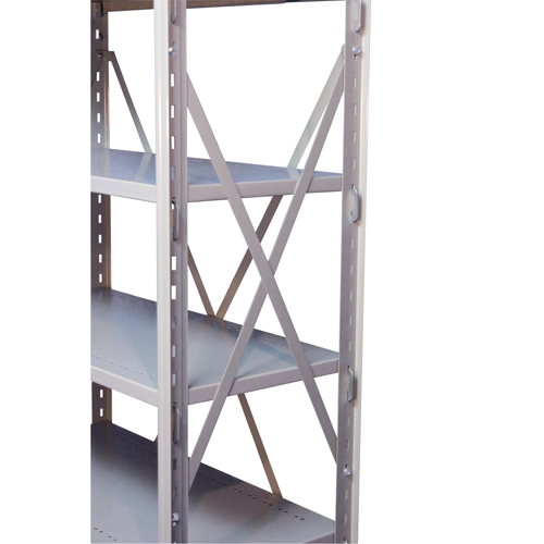 Interlok Boltless Shelving Back Braces Planification Entrepots Molloy