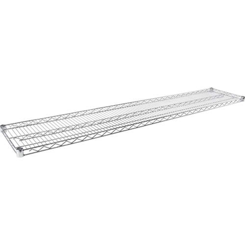 Wire Shelf for Heavy-Duty Chromate Wire Shelving, 60" W x 14" D, 600 lbs. Capacity Planification Entrepots Molloy