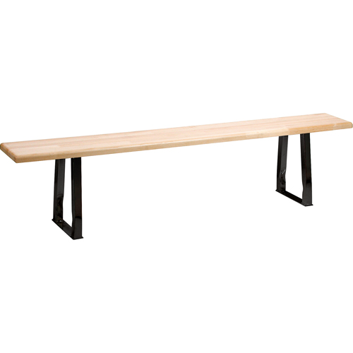 Banc pour vestiaire, Bois, 48" lo x 9-1/4" la x 16-1/2" h Planification Entrepots Molloy