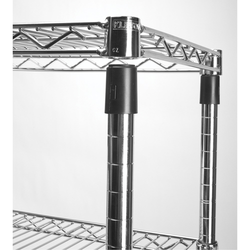 Chariots &agrave; pousser, Chrom&eacute;, 36" x 60" x 14", Capacit&eacute; 800 lb Planification Entrepots Molloy