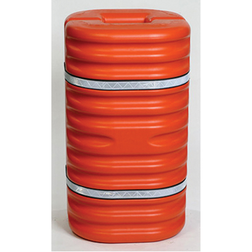 Protecteur de colonne, Ouverture int&eacute;rieure 12", 24" lo x 24" la x 42" h, Orange Planification Entrepots Molloy