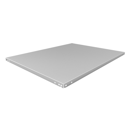 Slotted Angle Shelf, Galvanized Steel, 42" W x 32" D Planification Entrepots Molloy