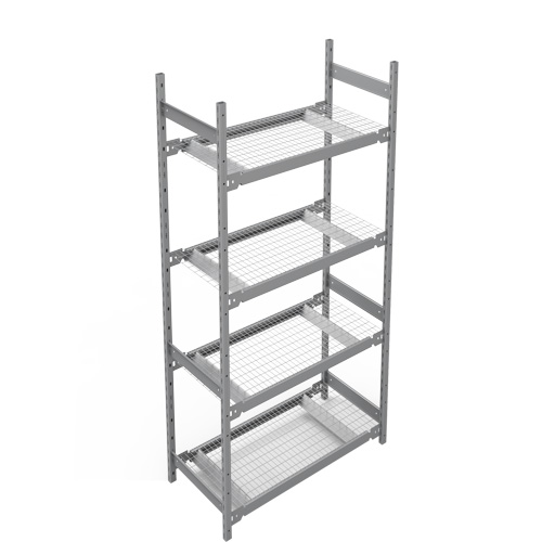 Wide Span Storage Shelving, Steel, Boltless, 1340 lbs. Capacity, 42" W x 84" H x 18" D Planification Entrepots Molloy