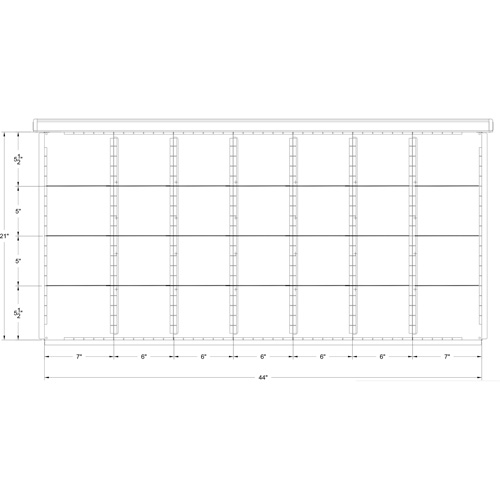 Cabinet d'entreposage &agrave; tiroirs int&eacute;gr&eacute; Interlok Planification Entrepots Molloy