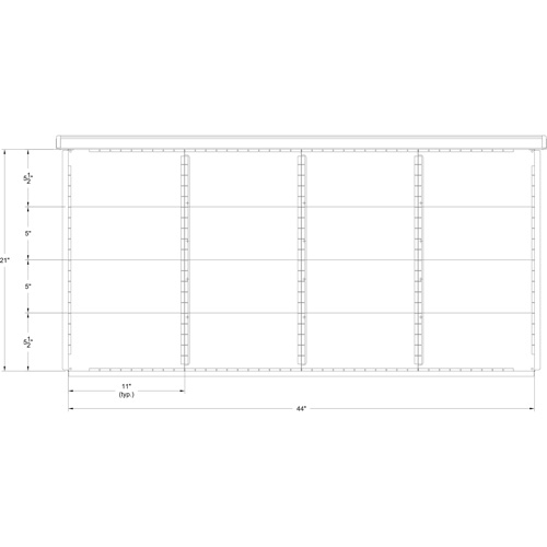 Cabinet d'entreposage &agrave; tiroirs int&eacute;gr&eacute; Interlok Planification Entrepots Molloy