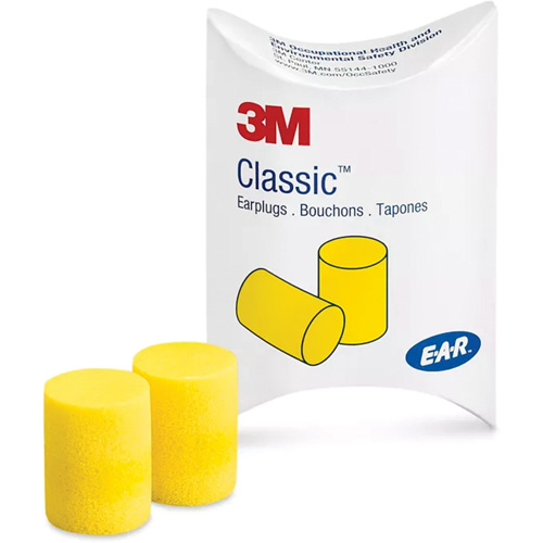 Bouchons d'oreilles E-A-R Classic, Paire - ensemble coussins Planification Entrepots Molloy