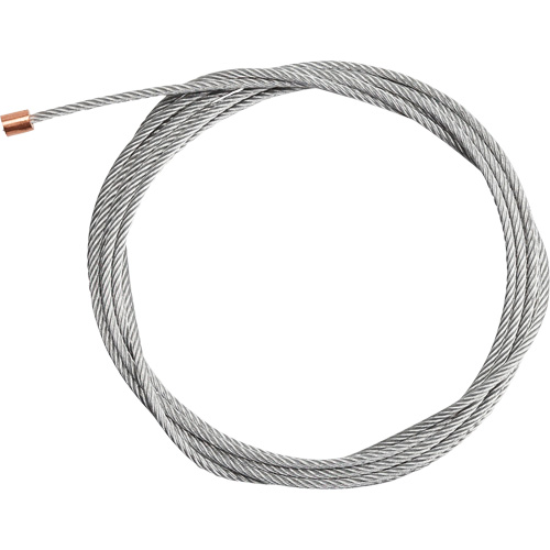 Galvanized Steel Cable, 10' Length Planification Entrepots Molloy