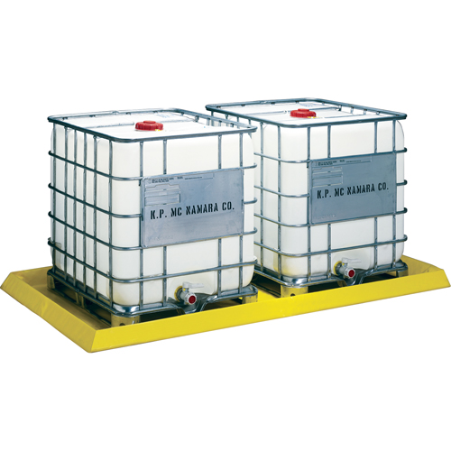 Postes de travail flexibles Spillpal sans grille, Capacit&eacute; 59 gal. US, 8' la x 4' lo x 3" h, Paroi en mousse Planification Entrepots Molloy