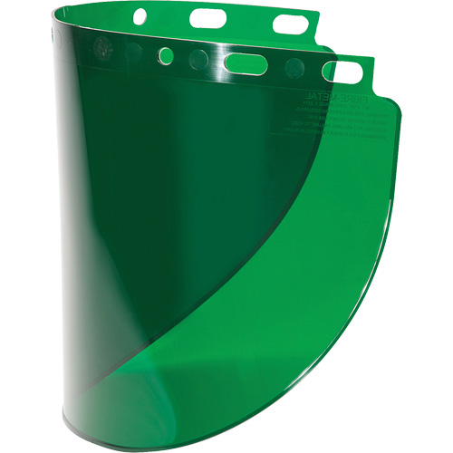 Fibre-Metal&reg; Wideview Faceshield Visor, Propionate, Green Tint Planification Entrepots Molloy