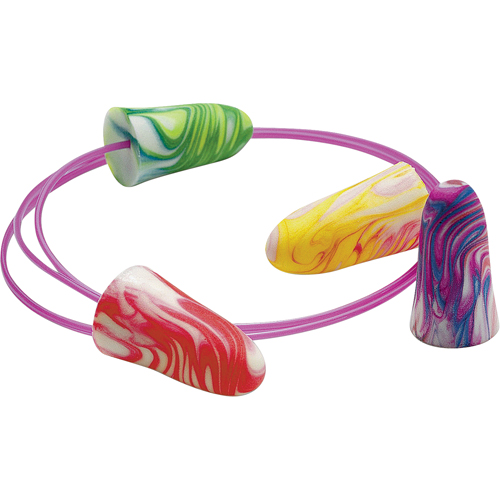 Bouchons d'oreilles en mousse SparkPlugs, Vrac - Boîte, Avec cordon Planification Entrepots Molloy