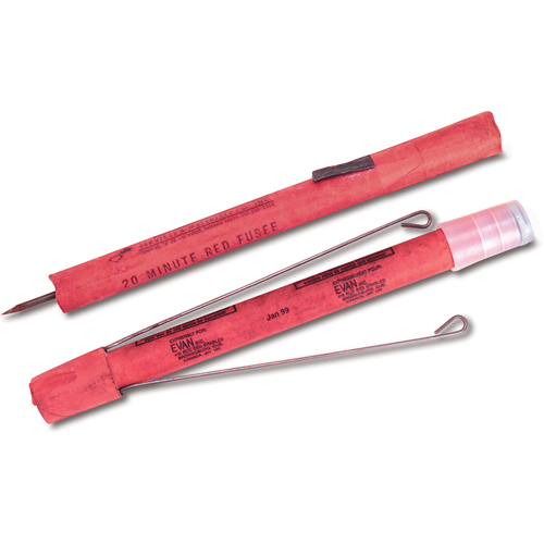 Torches de signalisation, Avec Support en fil m&eacute;tallique, 20 min Planification Entrepots Molloy