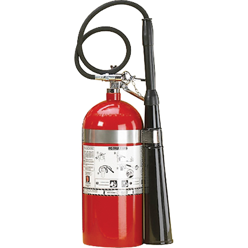 Aluminum Cylinder Carbon Dioxide (CO2) Fire Extinguishers, BC, 10 lbs. Capacity Planification Entrepots Molloy