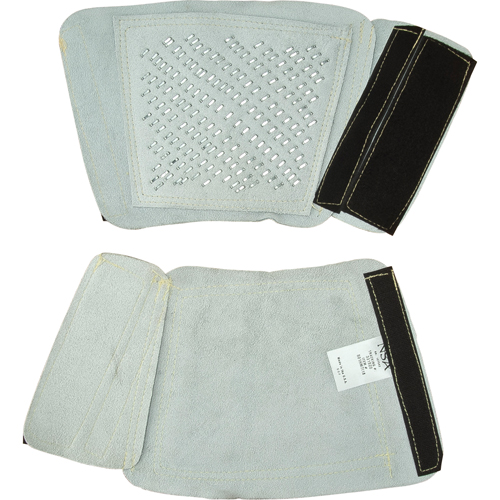 PROTEGE-BRAS,CUIR/ACIER7" LONG, UNIVERSEL,PAIRE, Cuir Planification Entrepots Molloy