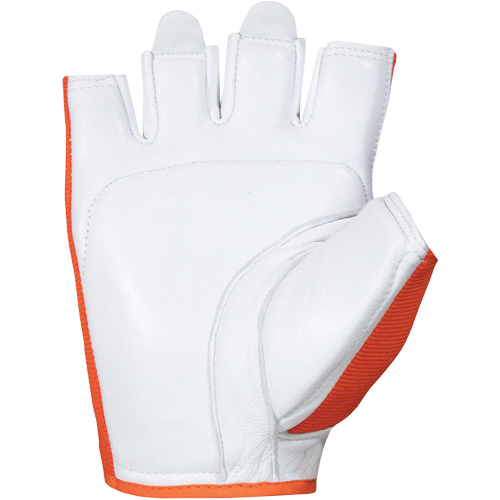 Gants Vibrastop demi-doigts antivibrations, Taille Grand, Paume Ch&egrave;vre Planification Entrepots Molloy