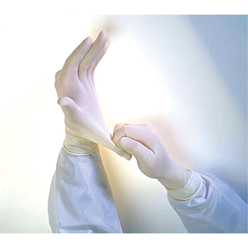 QRP Qualatex&reg; Miracle Grip Examination Gloves, Medium, Latex, 6-mil, Powder-Free, White Planification Entrepots Molloy