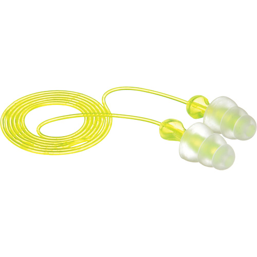 Bouchons d'oreilles r&eacute;utilisables &agrave; trois brides E-A-R, Avec cordon, Vrac - Sac en poly, 26 dB NRR, Taille unique Planification Entrepots Molloy