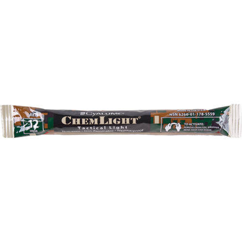 B&acirc;tons de s&eacute;curit&eacute; luminescents Cyalume 6", Rouge, Dur&eacute;e 12 h Planification Entrepots Molloy