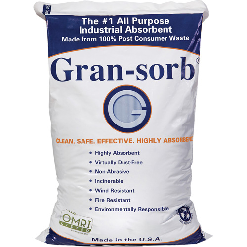 Absorbant granulaire Gran-Sorb Planification Entrepots Molloy