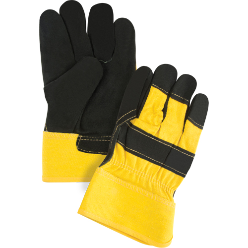 Superior Warmth Winter-Lined Fitters Gloves, Large, Split Cowhide Palm, Thinsulate Inner Lining Planification Entrepots Molloy