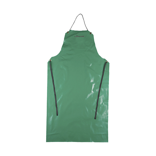 A43 48 Tablier ignifug&eacute; CA-43, Polyester/PVC, 29" lo x 48" la, Vert Planification Entrepots Molloy