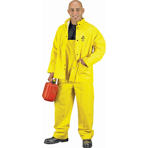 Lightweight Flame Retardant Rainsuit, Large, High Visibility Yellow Planification Entrepots Molloy