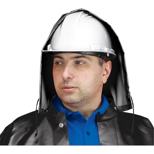 Capuchon imperm&eacute;able SBR Vulcan, Taille unique, Noir, Caoutchouc Planification Entrepots Molloy