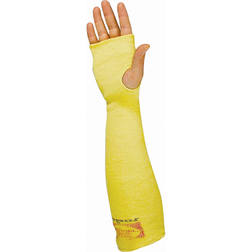 Sleeves, Kevlar&reg;, 18", ANSI/ISEA 105 Level 3, Yellow Planification Entrepots Molloy