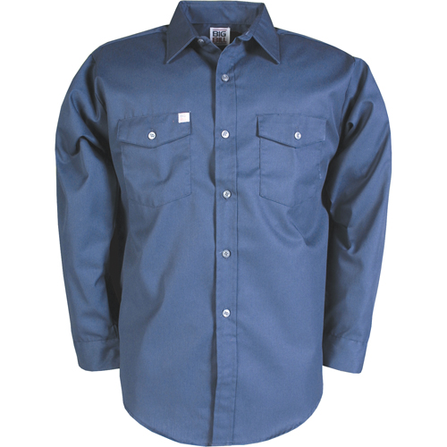 Work Shirts, Men's, Small, Navy Blue Planification Entrepots Molloy