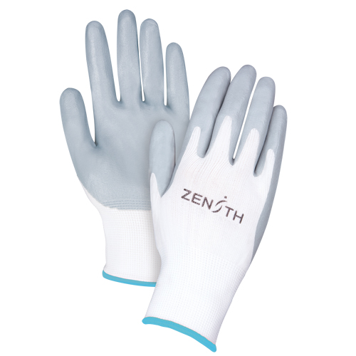 Gants l&eacute;gers enduits et respirants, 10/T-Grand, R&ecirc;vetement Mousse de nitrile, Calibre 13, Enveloppe en Polyester Planification Entrepots Molloy